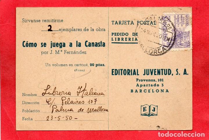 Postales: editorial juventud. como se juega a la canasta. postal comercial