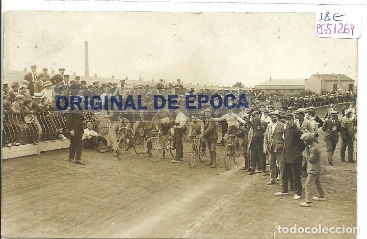 Postales: (PS-51269)POSTAL FOTOGRAFICA DESCONOCIDA???-CARRERA DE BICICLETAS