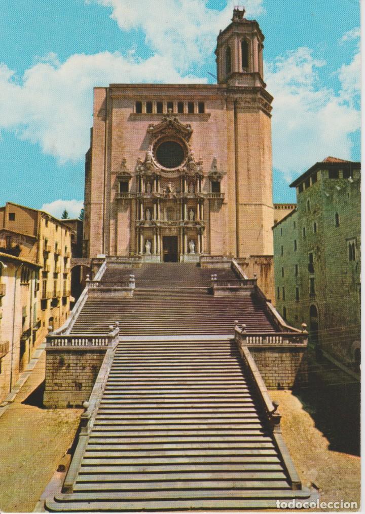 Postales: (18) GERONA. LA CATEDRAL - Foto 1