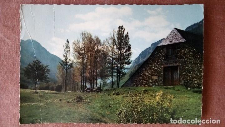 Postales: ANTIGUA POSTAL, EL VALLE DE ARAN - PIRINEOS DE LERIDA, A&Ntilde;O 1957