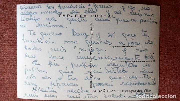 Postales: ANTIGUA POSTAL, BA&Ntilde;OLAS - ESTANYOL DEL VILA - Foto 2