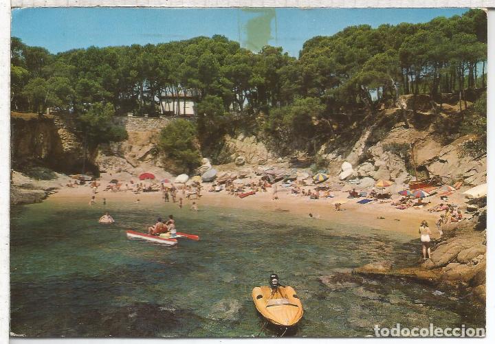 Postales: GIRONA COSTA BRAVA PLAYA DE ARO ESCRITA - Foto 1