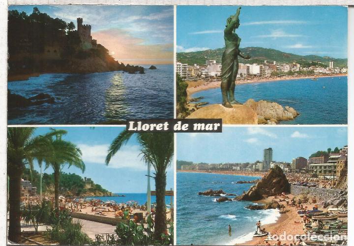 Postales: GIRONA COSTA BRAVA LLORET DE MAR ESCRITA - Foto 1