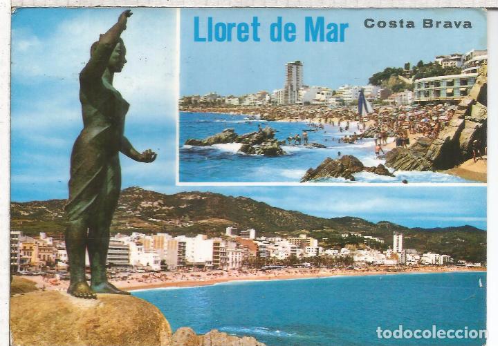Postales: GIRONA COSTA BRAVA LLORET DE MAR ESCRITA - Foto 1