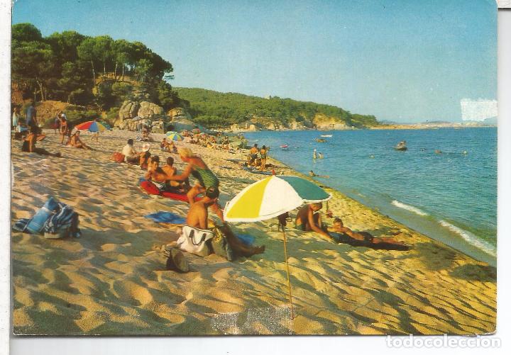 Postales: GIRONA COSTA BRAVA PLAYA DE ARO ESCRITA - Foto 1