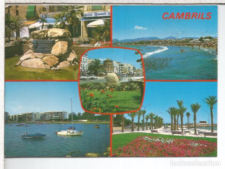 Postales: TARRAGONA CAMBRILS ESCRITA - Foto 1