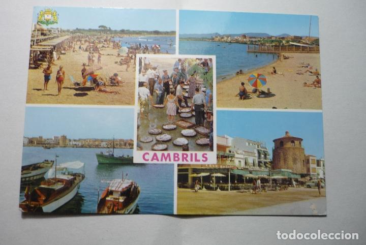 Postales: POSTAL  CAMBRILS -DIVERSOS ASPECTOS -ESCRITA - Foto 1