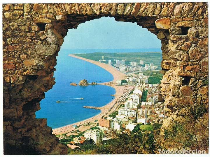 Postkarten: Postal gigante de Blanes, La Foradada. Castillo de San Juan, Costa Brava. 21 x 15,5 cm