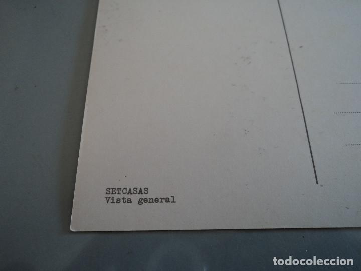 Postales: SETCASES (GERONA): VISTA GENERAL. NO CONSTA EDITOR. - Foto 2