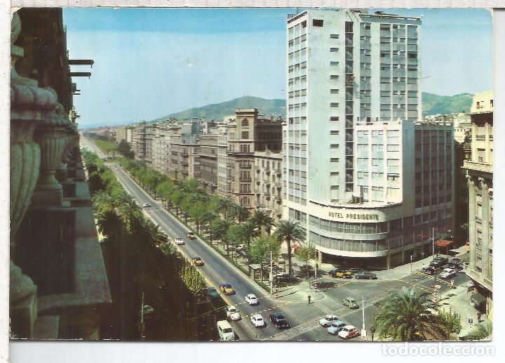 Postales: BARCELONA ESCRITA AVENIDA GENERALISIMO - Foto 1