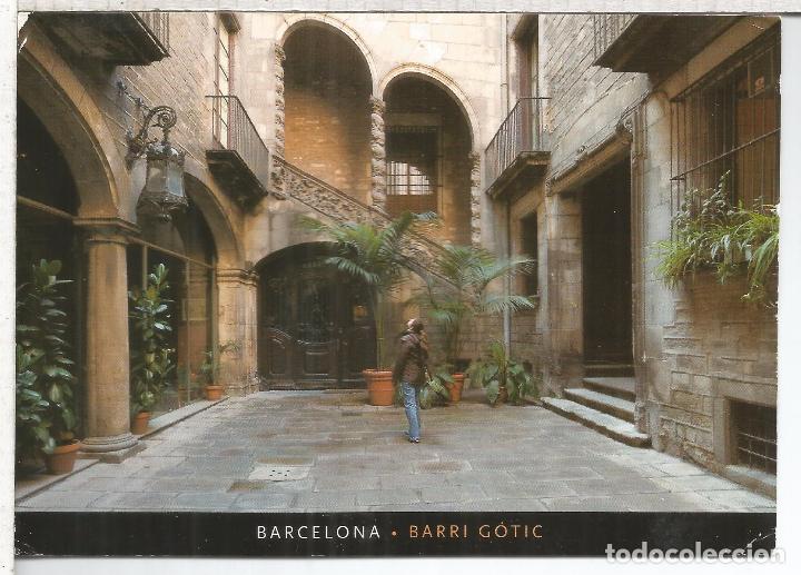 Postales: BARCELONA ESCRITA BARRIO GOTICO - Foto 1