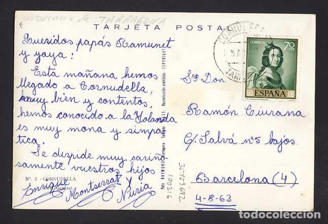 Postales: Postal de CORNUDELLA: Vista general (Raymond num. 2) - Foto 2