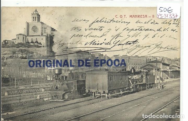 Postkarten: (PS-51337)POSTAL DE MANRESA-ESTACION
