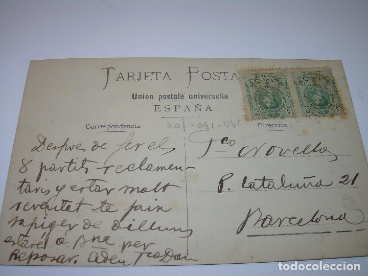 Postales: ANTIGUA POSTAL DE OLOT..GIRONA. - Foto 2