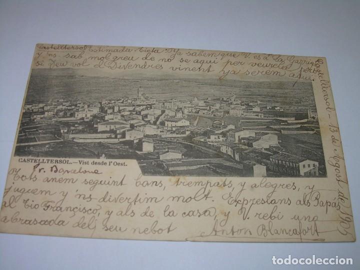 Postales: ANTIGUA POSTAL....CASTELLTERSOL. - Foto 1