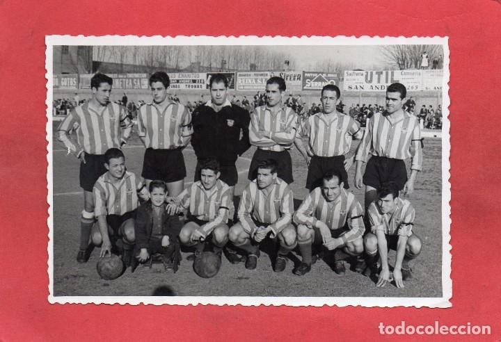 Postales: futbol. sant andreu-puigreig 09.02.1958
