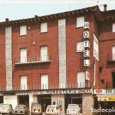 Postales: RIPOLL. HOTEL MONASTERIO. ED. ARRIBAS. 1956. COCHES SEAT 600 - VELL I BELL. Lote 80222761