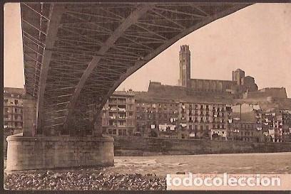 Cartes Postales: ANTIGUA POSTAL 1 LERIDA DEBAJO DEL PUENTE L ROISIN