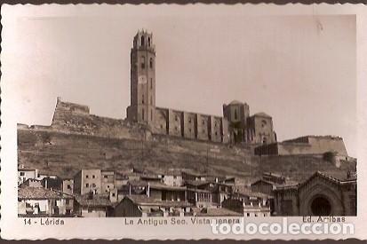 Postais: ANTIGUA POSTAL 14 LERIDA LA ANTIGUA SEO VISTA GENERAL ED ARRIBAS