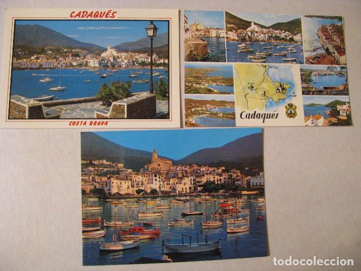 Postales: 3 POSTALES DE CADAQU&Eacute;S. SIN CIRCULAR. - Foto 1