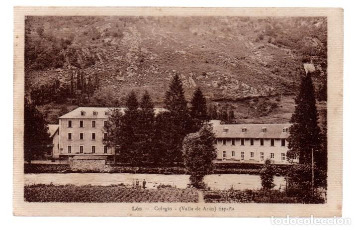 Postales: TARJETA POSTAL ,LES COLEGIO, VALLE DE ARAN ESPA&Ntilde;A,FOTO M.SOLE.