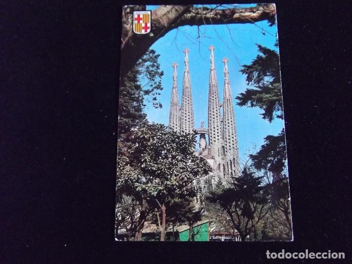Postais: BARCELONA-V6-N&ordm;10-LA SAGRADA FAMILIA-DLB.13875-1964-CIRCULADA