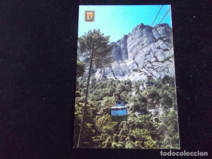 Postais: BARCELONA-V6-MONTSERRAT-TELEFERICO-ESCRITA