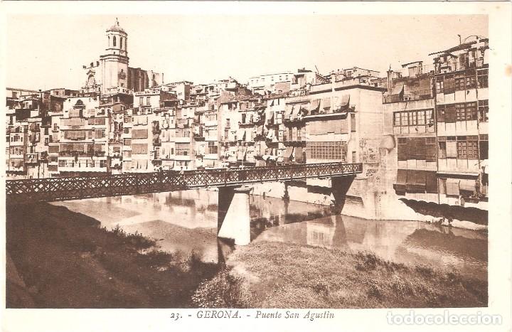 Postales: GERONA PUENTE DE SAN AGUST&Iacute;N