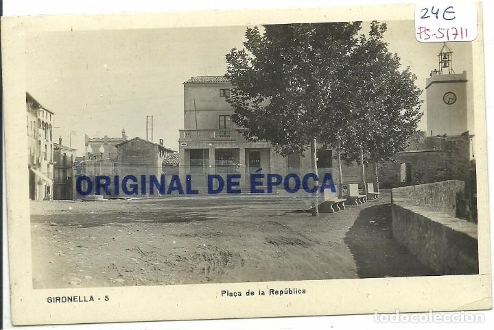 Postkarten: (PS-51711)POSTAL FOTOGRAFICA DE GIRONELLA-PLA&Ccedil;A DE LA REPUBLICA