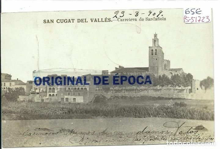 Postcards: (PS-51723)POSTAL FOTOGRAFICA DE SAN CUGAT DEL VALLES-CARRETERA DE SARDA&Ntilde;OLA