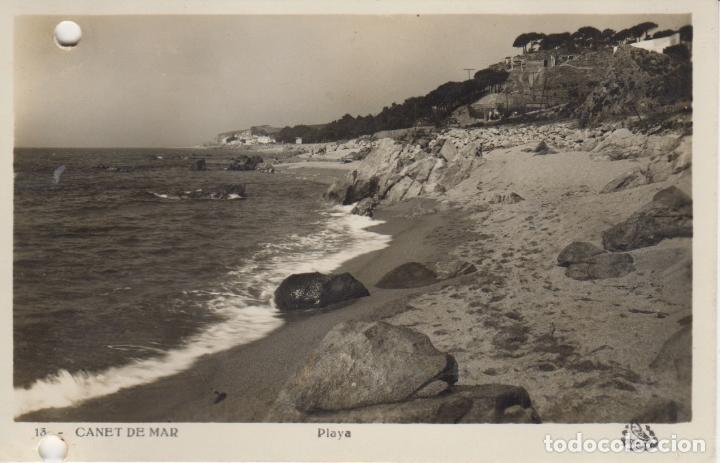 Postales: postal n&ordm; 13 canet de mar playa - Foto 1