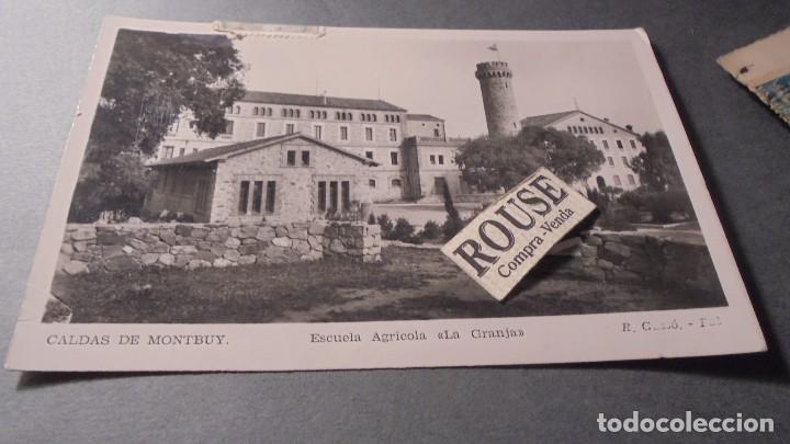 Postcards: CALDAS DE MONTBUY - ESCUELA AGRICOLA ``LA GRANJA `` R. GASS&Oacute; FOT. 14X9 CM. CIRCULADA