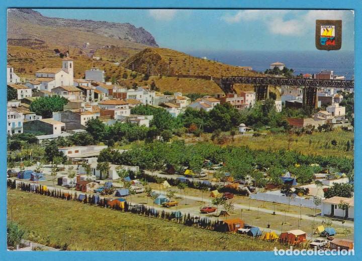 Postales: N&ordm; 8 SAN MIGUEL DE COLERA (GERONA) COSTA BRAVA SECTOR NORTE. VISTA GENERAL. ESCUDO DE ORO. NO CIRC.