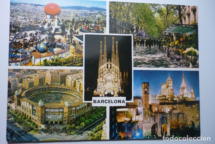 Postales: POSTAL BARCELONA -DIF.ASPECTOS   ESCRITA - Foto 1