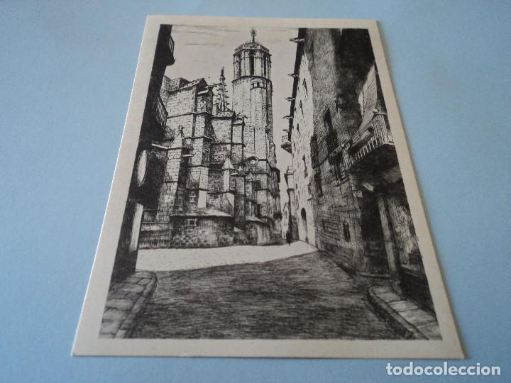 Postales: el abside de la catedral barcelona 9 ed. orbis - Foto 1