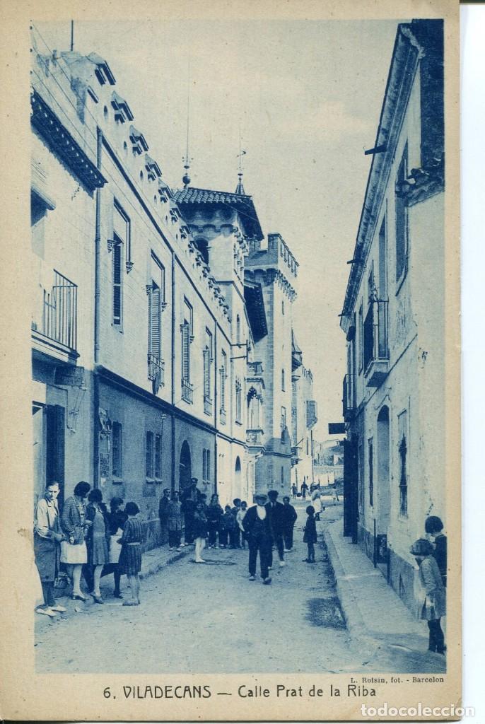 Cartoline: VILADECANS-CALLE PRAT DE LA RIBA- ROISIN- MUY RARA