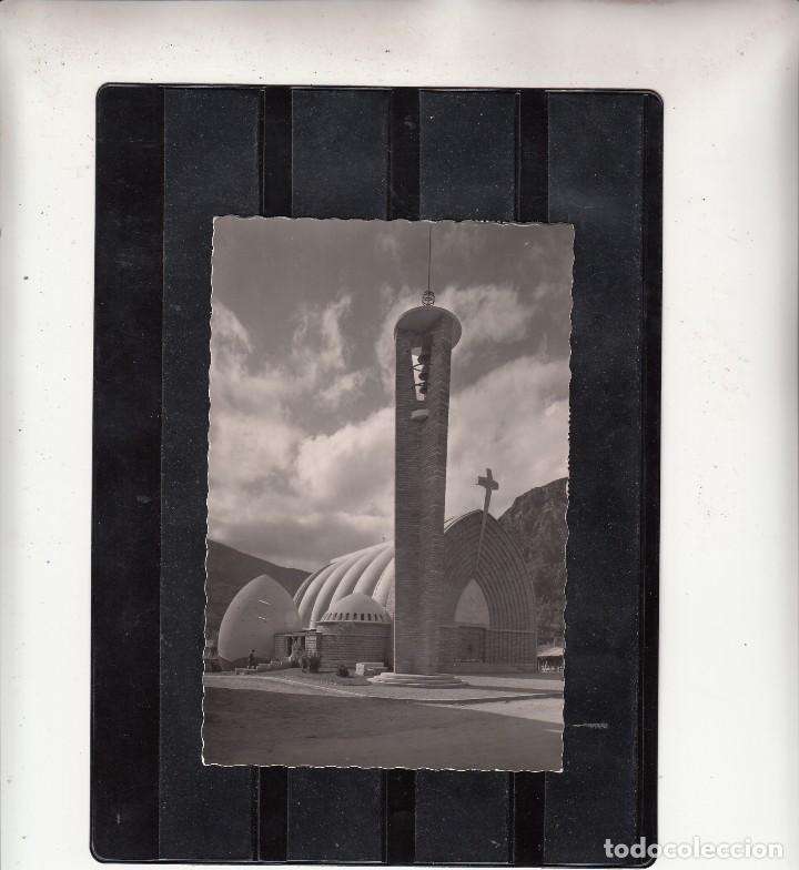 Postales: ALTO RIBAGORZANA. PONT DE SUERT. IGLESIA PARROQUIAL. FACHADA PRINCIPAL Y CAMPANARIO