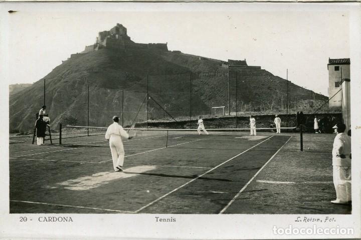 Cartoline: CARDONA-MINA DE SAL--TENNIS-- FOTOGR&Aacute;FICA ROISIN N&ordm; 20-- MUY RARA
