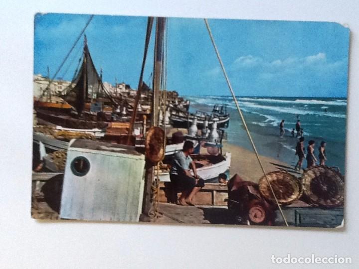 Postales: POSTAL PLAYA DE CALAFELL-3. CIRCULADA - Foto 1