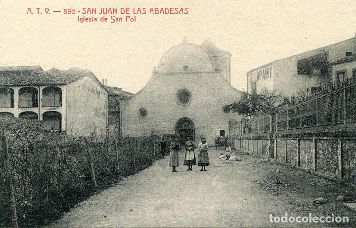 Postkarten: a02272 San Juan De Las Abadesas - Iglesia De San Pol - Atv N&ordm;895