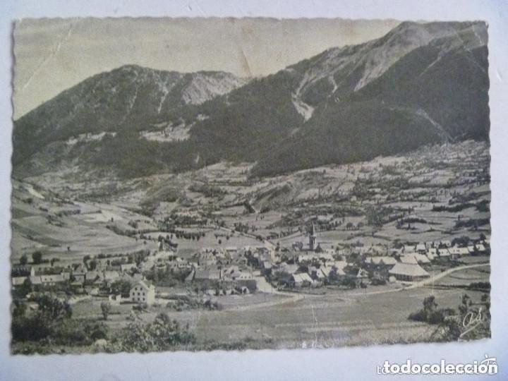 Postales: POSTAL DEL VALLE DE ARAN ( LERIDA ) , A&Ntilde;OS 40-50 . CIRCULADA CON SELLO DE FRANCO
