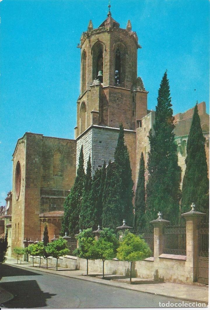 Postales: Postal : campanario y abside Catedral de Tarragona.