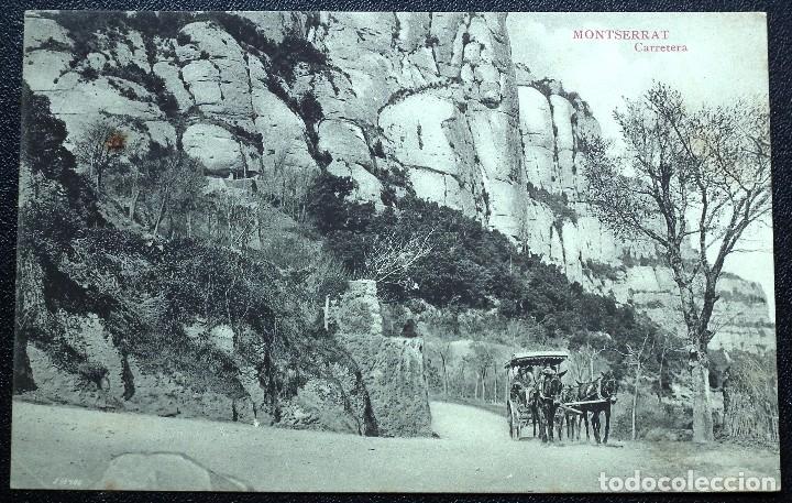 Postales: POSTAL DE LA CARRETERA DE MONTSERRAT. L. ROCA, SERIE 5&ordf;, N&ordm; 51