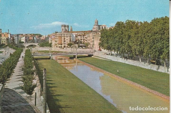 Postales: N&ordm; 1709 POSTAL GERONA EL PASEO MARAGALL - Foto 1
