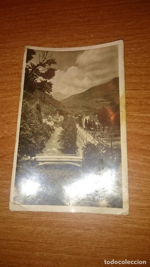 Postcards: POSTAKL RIBAS DE FRESER PIRINEO ORIENTAL LA VILLA ENN PLENA FLOR ESCRITA