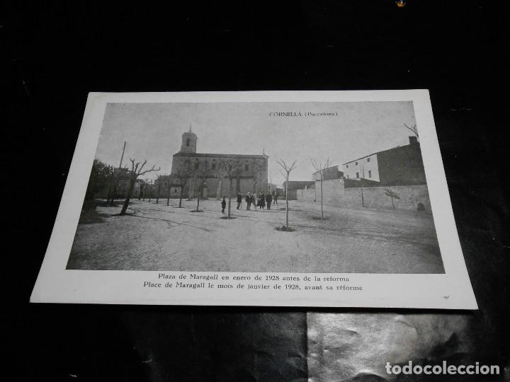 Postales: CORNELLA Barcelona - -- Plaza de Maragall 1928 - Foto 1