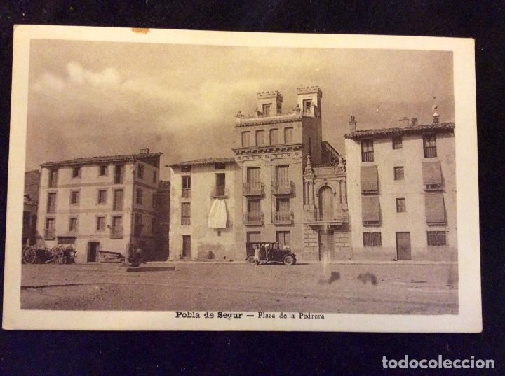 Postales: Pobla de Segur. Plaza de la Pedrera. Sin circular - Foto 1