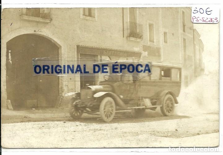 Postcards: (PS-52263)POSTAL FOTOGRAFICA DESCONOCIDA-COCHE DE LINEA