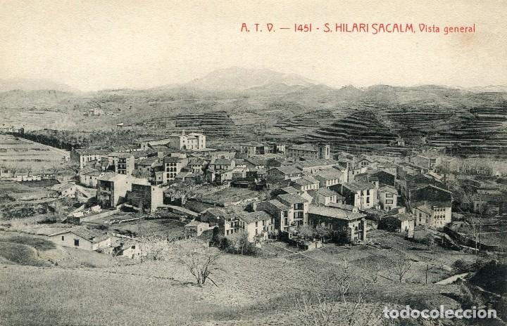 Postkarten: a02851 1451 San Hilari Sacalm - Vista General - Atv N&ordm;1451