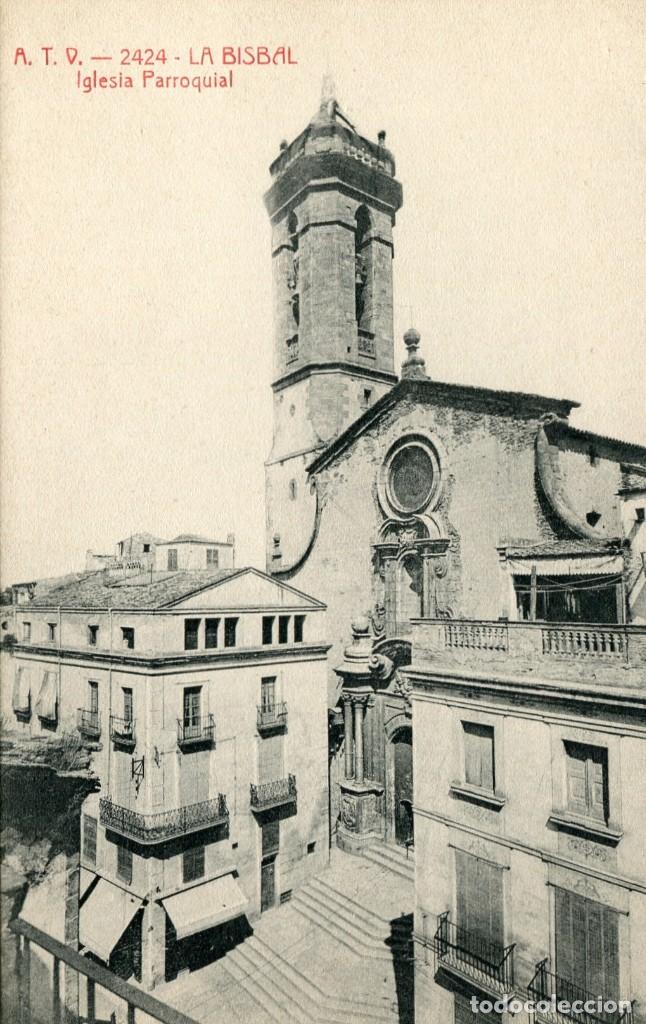 Cartoline: a00501 2424 La Bisbal - Iglesia Parroquial - Atv N&ordm;2424